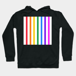 Bright rainbow stripes Hoodie